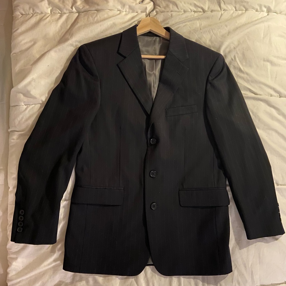 Oversized Pinstripe Blazer